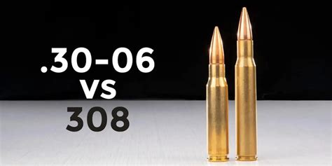 Feb 4, 2023 ... .308 vs. .30-06 ... At first glance, it's easy to see that the .308 is shorter than the .30-06. While a .308 has an overall length of 2.8 inches, ...